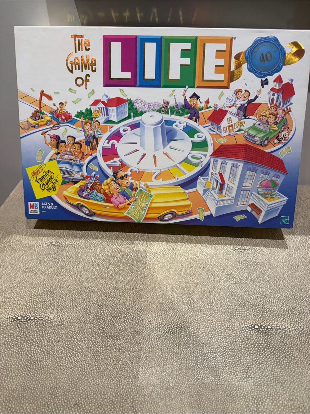 Hasbro The Game of LIFE Board Game - White, Yellow, Blue, Green, Pink, Orange